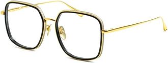 Linda Farrow Lfl 1581 C1 OPT Optical Frame - Dames - Brillen - Zwart - 56 MM - Accessoires