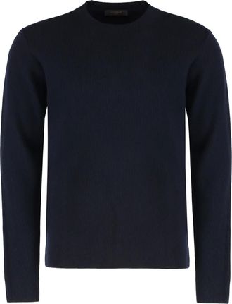 Slowear round-neck sweater - men - Virgin Wool - 48 - Blue