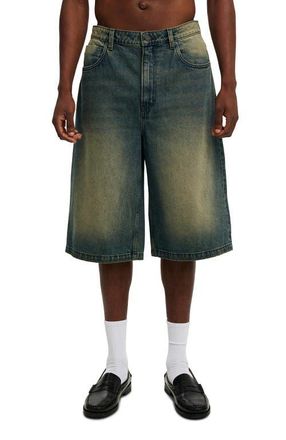 Cotton On Mens Super Baggy Jort in Y2K Washed Blue at Nordstrom, Size 30