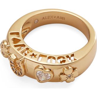 Alex and Ani Love Luck Ring in Gold at Nordstrom, Size 7