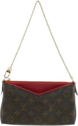 Louis Vuitton Pre-owned Clutches, female, Brown, Size: ONE SIZE Pre-owned Vintage Shoulder Bag