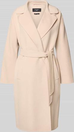 Max Mara Regular Fit Wollmantel aus Schurwoll-Mix Modell CIVADA in Sand, Gr&ouml;&szlig;e 34