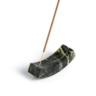 D.A.R. Proyectos Smile Gemstone Incense Holder in Serpentine Green at Nordstrom