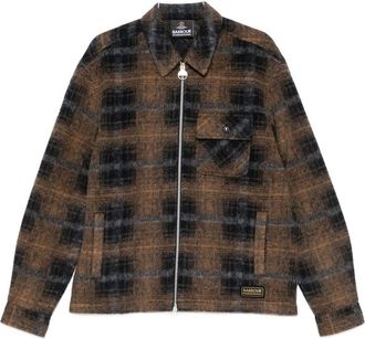 Barbour Check-pattern Zip-up Jacket