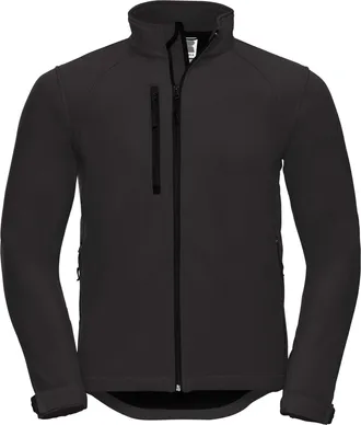 Russell Athletic Russell Heren Soft Shell-jasje (Zwart)