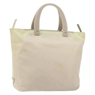 Prada Pre-owned Tote Bags, female, Beige, Size: ONE SIZE Pre-owned Vintage Tote Bag