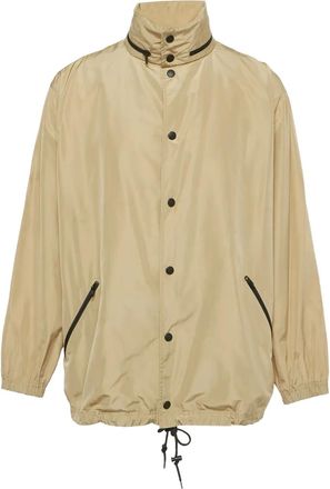 Balenciaga Jack met logoprint en verborgen capuchon - Beige