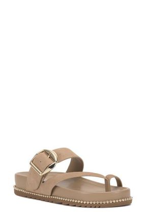 Vince Camuto Camilo Toe Loop Sandal in Tortilla at Nordstrom, Size 6.5