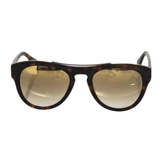 Frankie Morello Gafas de sol redondas - Accessories - Hombre - Marr&oacute;n - ONE SIZE