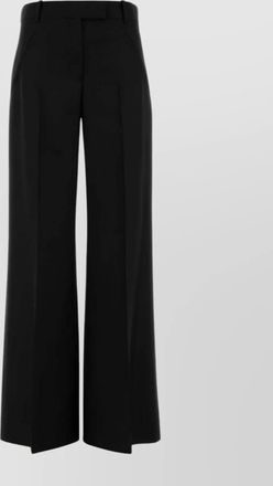 Alexander McQueen wool wide-leg trousers