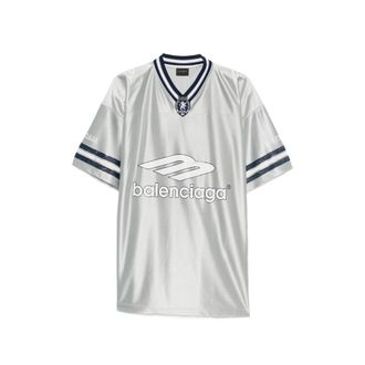 Balenciaga Logo V-neck T-shirt