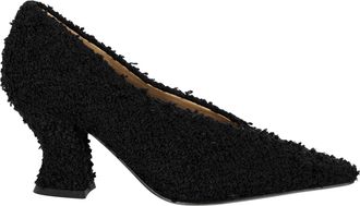 Bottega Veneta Pre-owned Womens Almond Tweed Pumps in Black Wool - Size EU 36