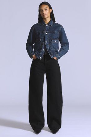 Levi's Vaqueros Levis Blue Tab Drop Barrel - Mujer - 26X29 - Negro / Pirate