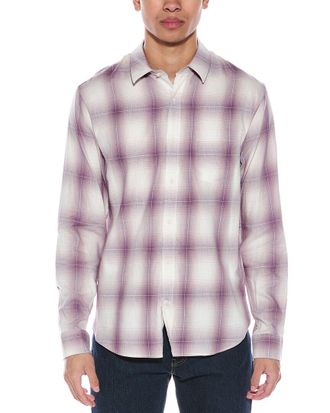Vince Mirage Plaid Classic Fit Shirt