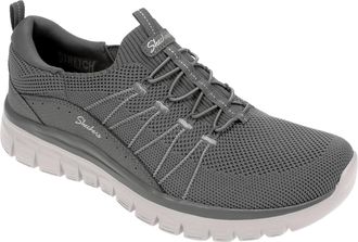 Skechers Womens Graceful-Picture Perfect Sneaker, Charcoal, 5.5 UK
