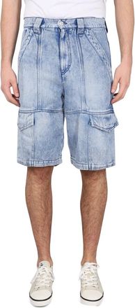 Isabel Marant Timy Shorts - Heren - Korte broeken - Blauw - Maat: 4XS Denim