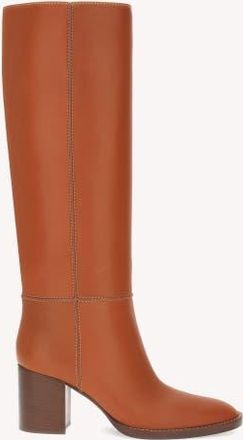 Gianvito Rossi Etrier Boots in Brown Calf Leather at Nordstrom, Size 38.5