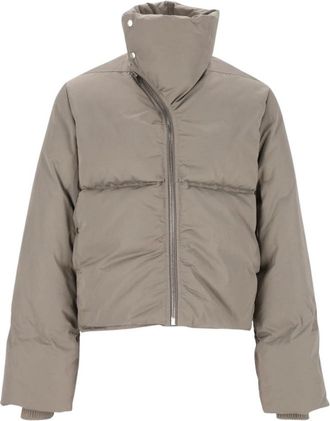 Rick Owens Turtle Donsjas - Heren - Winterjassen - Grijs - S - Katoen - Jassen
