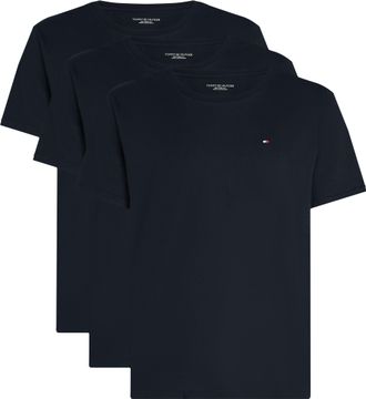 Tommy Hilfiger T-Shirt, Damen, Gr. L (52), desert sky, desert sky, desert sky, Jersey, Obermaterial: 100% Baumwolle, TOMMY HILFIGER UNDERWEAR, regular fit, Rundhals,