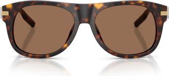 Dolce & Gabbana Sunglasses, unisex, Brown, Size: 56 MM Square Sunglasses