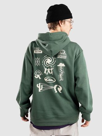Quiksilver Salt Water Graphic Hoodie gr&uuml;n