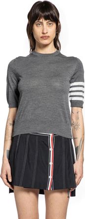 Thom Browne Fine Merino Wool 4-Bar Tee