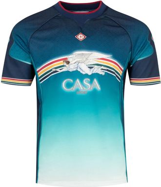 Casablanca La Deesse Du Stade top - men - Polyester - L - Blue
