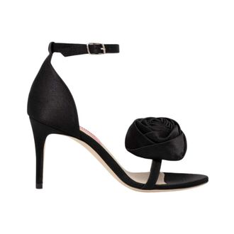 Custommade Schoenen, Dames, Zwart, 40 EU, Leer, Maggie Sandalen