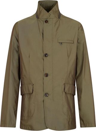 Moorer Ghiberti-KM Jas - Heren - Zomerjassen - Groen - S - Polyester - Jassen
