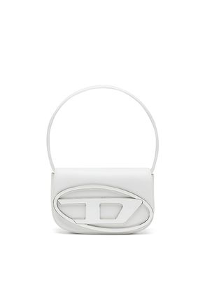 Diesel 1DR-Iconic shoulder bag in nappa leather - Shoulder Bags - Woman - White