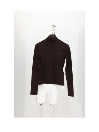 Celine Pure Wool Turtleneck Turtleneck - Brown