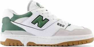 New Balance Mens 550 Sneakers In White/green