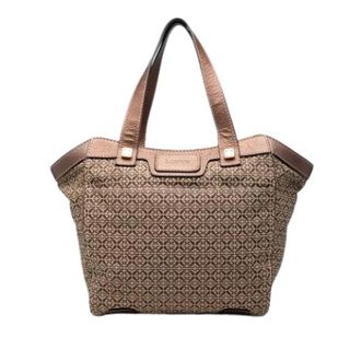 Loewe Pre-owned Canvas Tote Bag - Dames - Vintage Shopper - Bruin - ONE Size - Leer - Vintage
