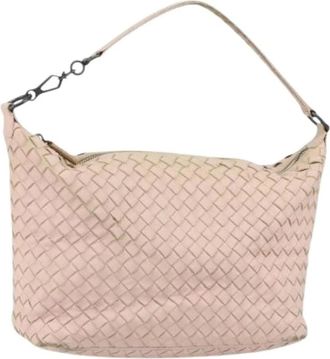 Bottega Veneta Pre-owned Shoulder Bags, female, Pink, Size: ONE SIZE Pre-owned Vintage Hand Bag