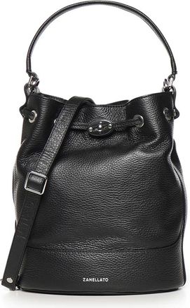 Zanellato Mond&agrave; Small Bag - Dames - Schoudertassen - Zwart - ONE Size - Katoen - Tassen