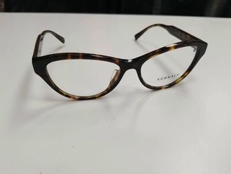 Versace Womens Mod.3276-A Cat Eye Eyeglasses In Tortoise