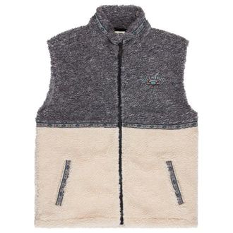 Billabong Tombstone Vest Fleecegilet f&uuml;r Herren | beige/grau