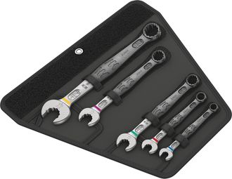 Wera 6003 Joker 5 Imperial Set 1 Juego De Llaves Combinadas, En Pulgadas - 05020240001