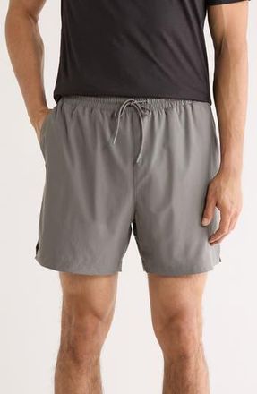 Zella Momentum 5-Inch Training Shorts in Grey Pewter at Nordstrom Rack, Size X-Large