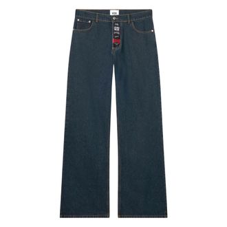 GCDS Pantalones de trabajo de 5 bolsillos - Jeans - Hombre - Azul - W32