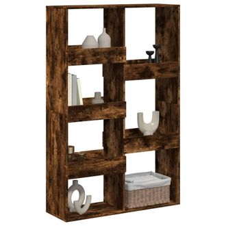 Berkfield Home Room Divider Smoked Oak100x33x155.5 cm Engineered Wood in Brown | Size: 100x33x155.5 cm