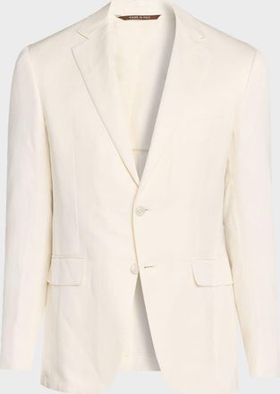 Canali Men & apos;s Kei Linen and Silk Sport Coat
