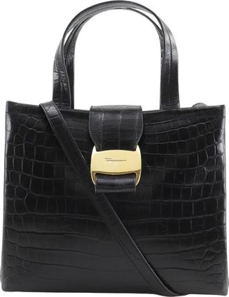 Ferragamo Leather Handbag (Pre-Owned)