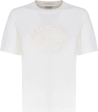 Burberry T-Shirt - Dames - T-shirts - Wit - XS - Tops