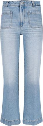Victoria Beckham Celine Bootcut Jeans - Light Blue