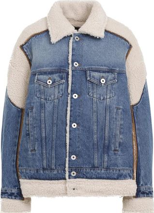 Jean Paul Gaultier Blauwe Damesjas Verhoog Stijl - Dames - Spijkerjassen - Blauw - XS - Katoen - Jassen