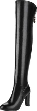 Generic Women Outdoor Over Knee Boots Winter Casual High Heel Long Elegant Party Holiday Boot