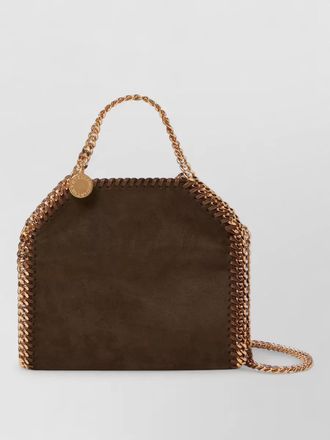 Stella McCartney falabella tiny alter suede tote bag