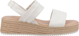 Hush Puppies Rachel Womens Leather Sandals - Off-White - Size UK 8