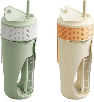 OEM 2-delige 450ml Oplaadbare Persbeker, Draadloze Draagbare Mixers Multifunci&oacute;n Para Sap Y Mengdranken
